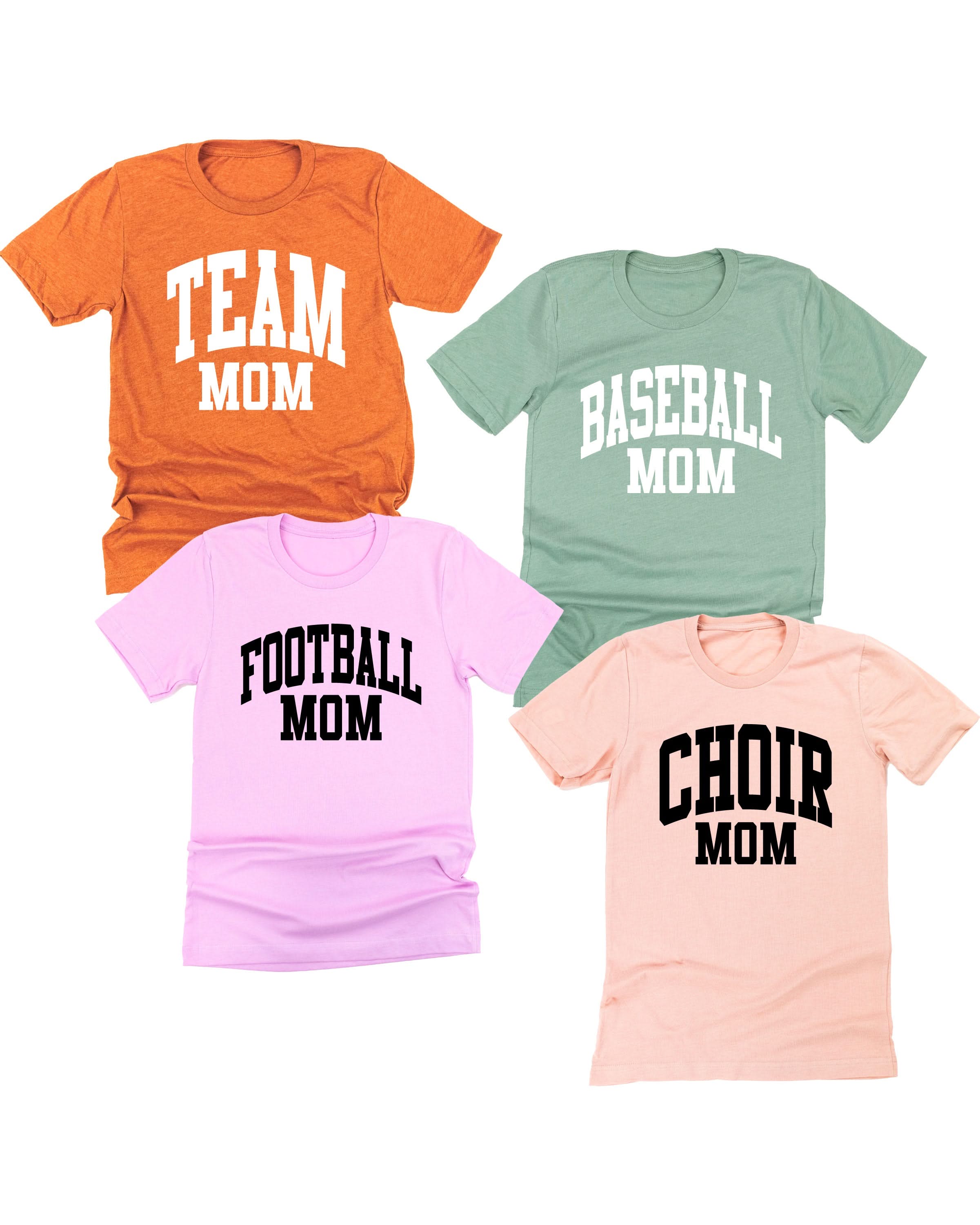Varsity Style - Sports Moms - (Choose Your Sport) - Unisex Tee Little Mama Shirt Shop