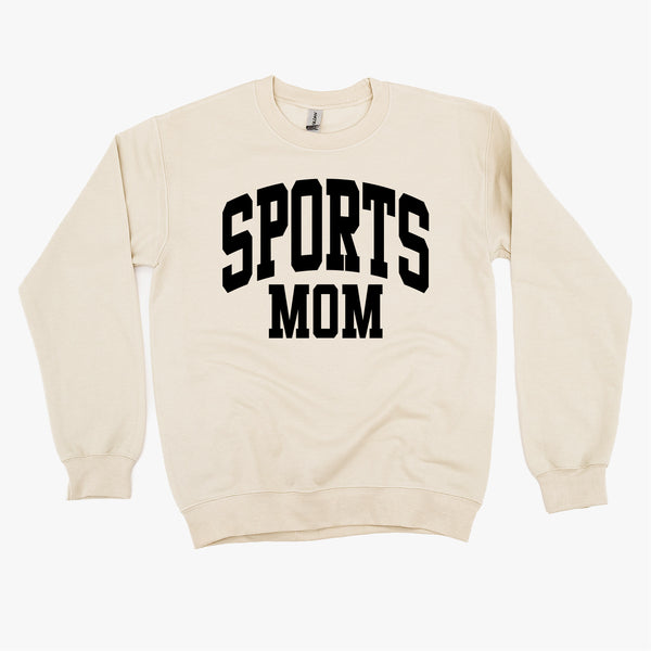 Varsity Style - SPORTS MOM - BASIC FLEECE CREWNECK