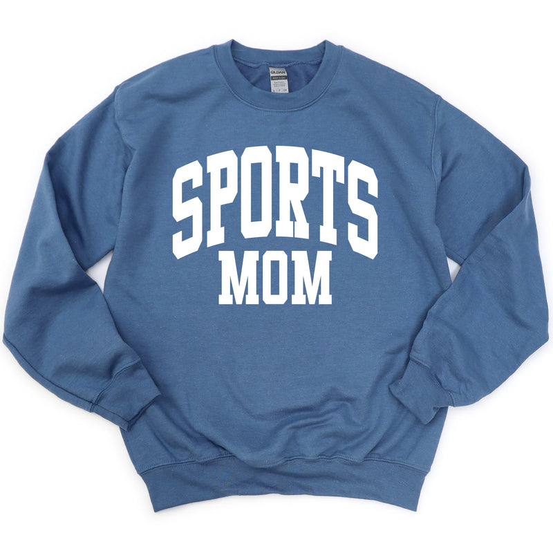 Varsity Style - SPORTS MOM - BASIC FLEECE CREWNECK