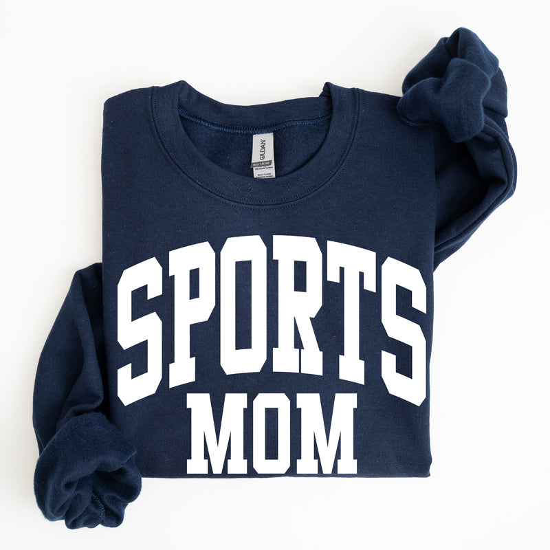 Varsity Style - SPORTS MOM - BASIC FLEECE CREWNECK