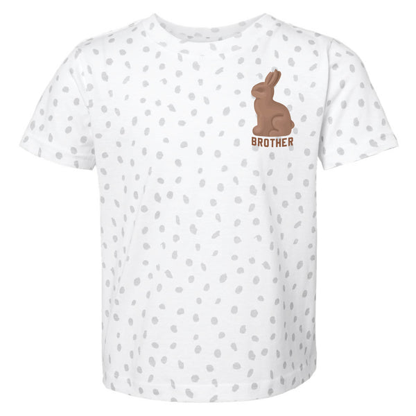 BROTHER - Chocolate Bunny - Pocket Design - SPOTTED Child Tee