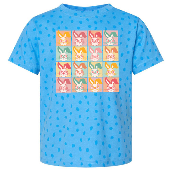 Clever Pastel Bunnies - SPOTTED Child Tee
