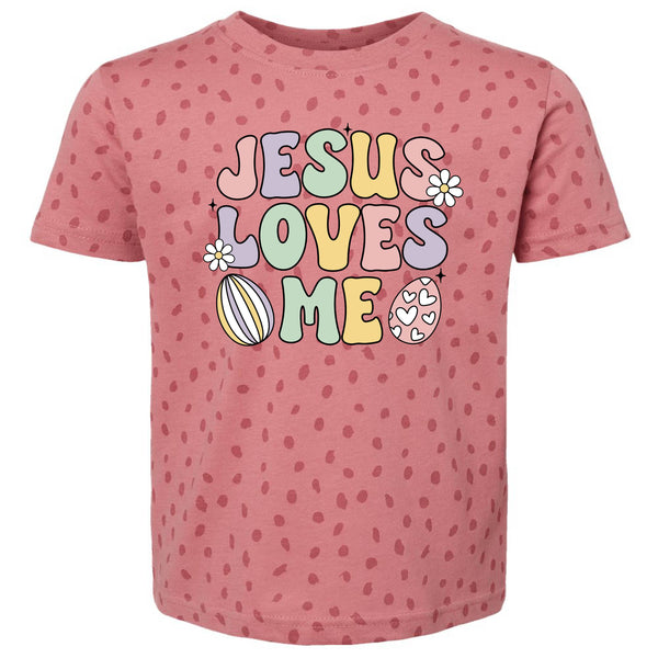 Jesus Loves Me - GIRL Version - SPOTTED Child Tee