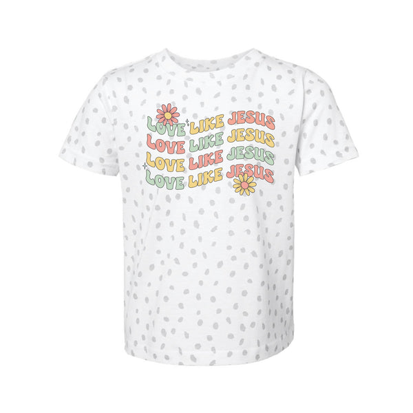 spotted_child_tees_love_like_Jesus_girl_little_mama_shirt_shop