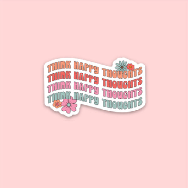 LMSS® STICKER - Think Happy Thoughts
