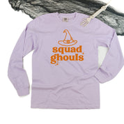 Squad Ghouls - Long Sleeve Comfort Colors Tee Little Mama Shirt Shop