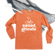 Squad Ghouls - Long Sleeve Comfort Colors Tee Little Mama Shirt Shop