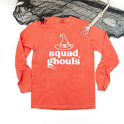Squad Ghouls - Long Sleeve Comfort Colors Tee Little Mama Shirt Shop