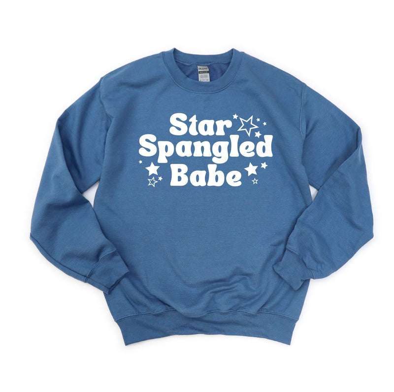 STAR SPANGLED BABE - BASIC FLEECE CREWNECK