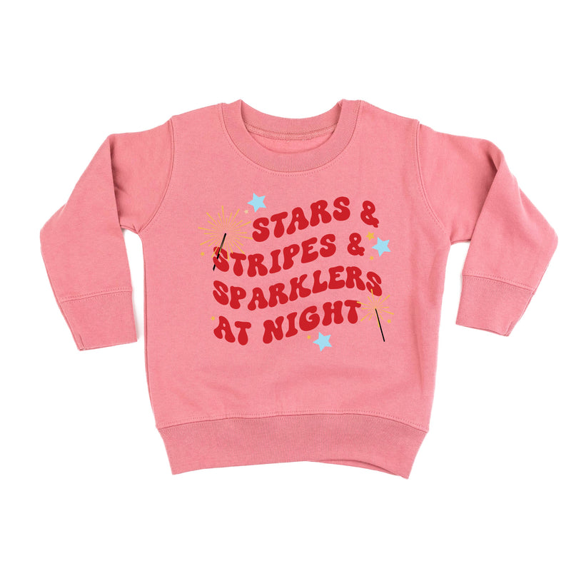 Stars & Stripes & Sparklers at Night - Child Sweater