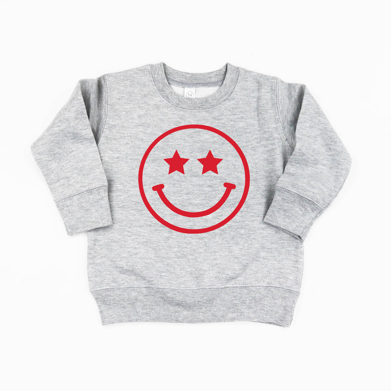 STAR EYES SMILEY FACE - Child Sweater