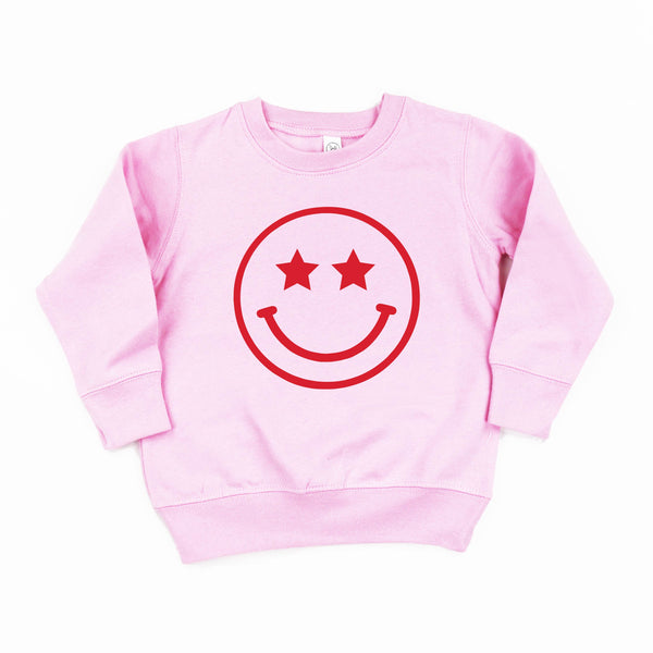 STAR EYES SMILEY FACE - Child Sweater