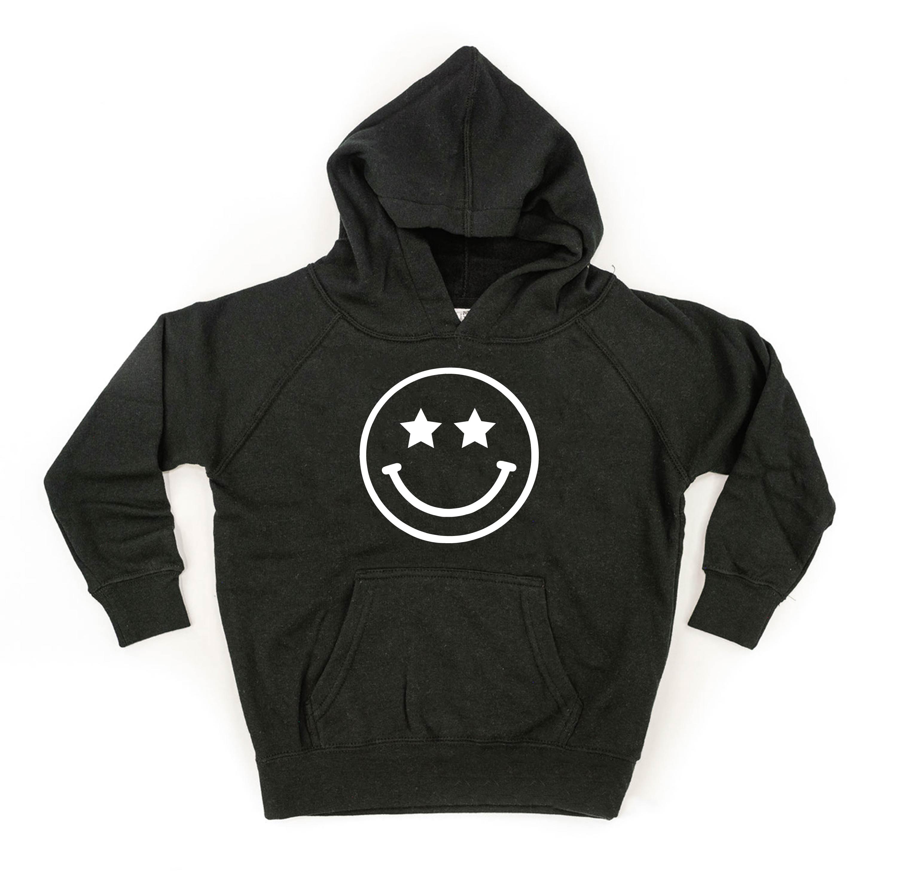 Star Eyes Smiley Face - Child HOODIE Little Mama Shirt Shop LLC