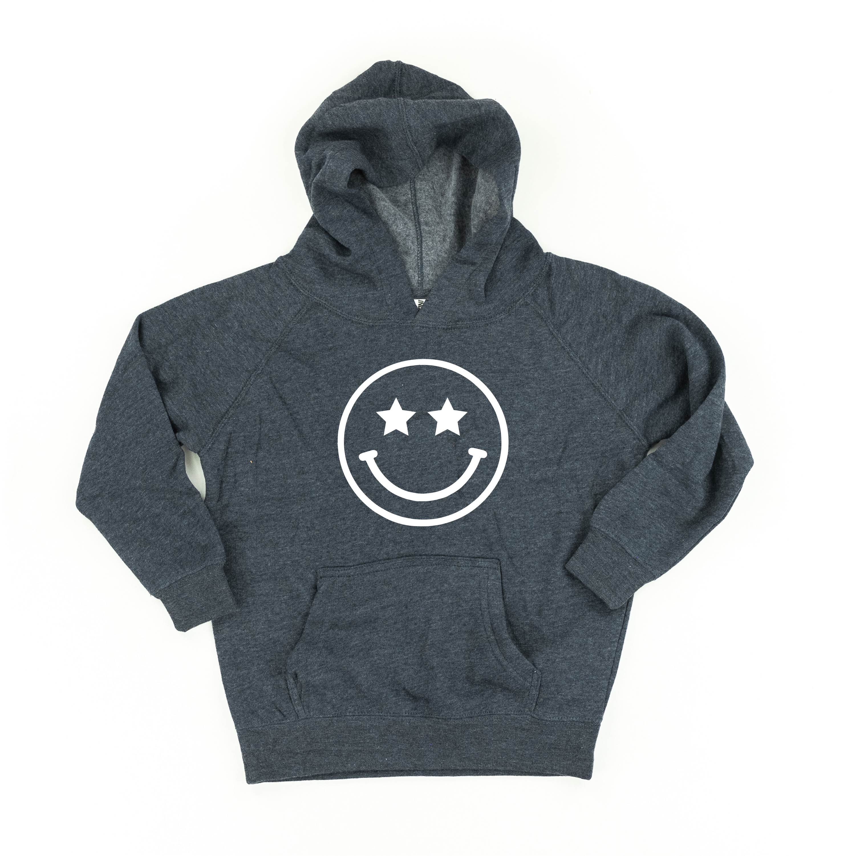 Star Eyes Smiley Face - Child HOODIE Little Mama Shirt Shop LLC