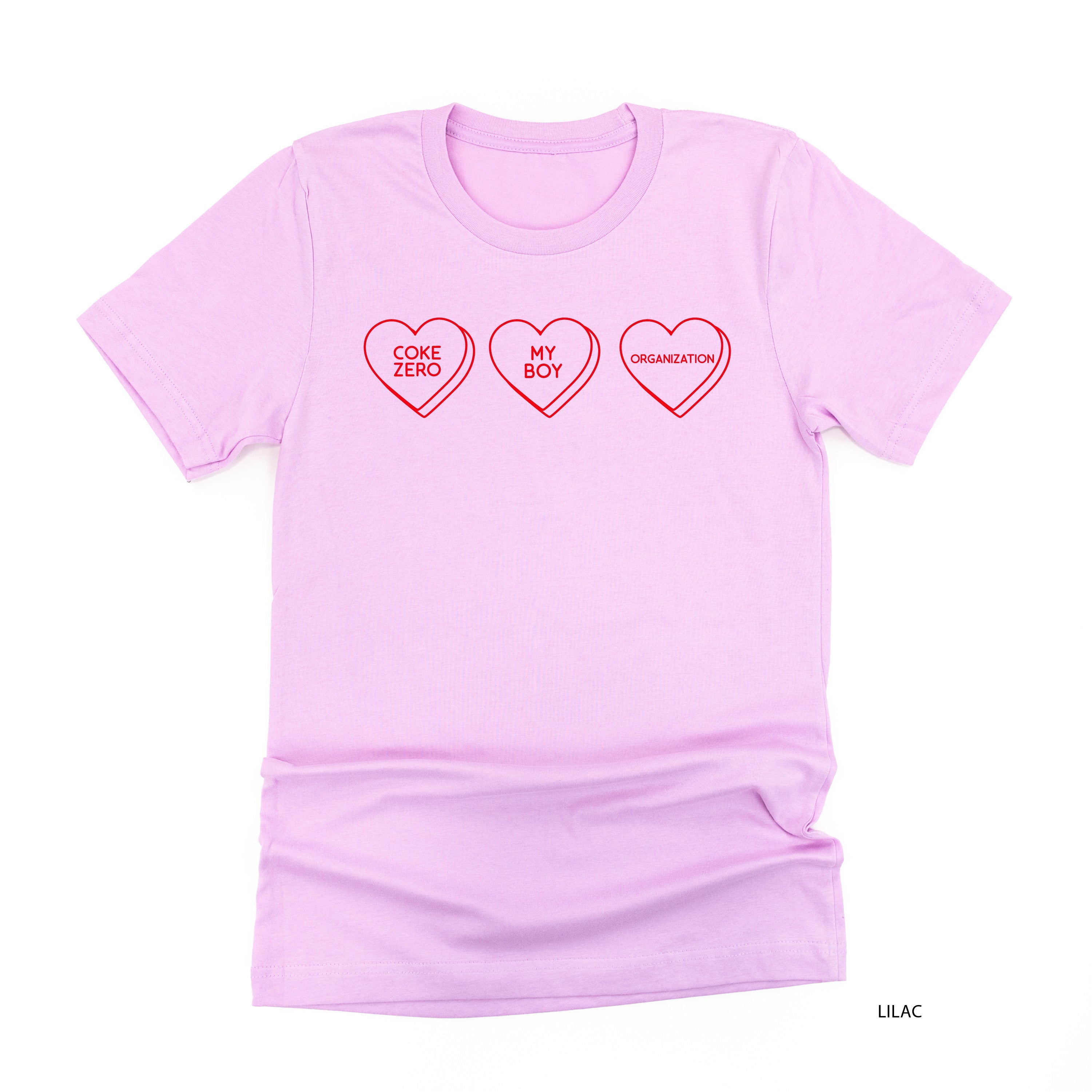 Start a Conversation! - Choose 3 Hearts - Unisex Tee Little Mama Shirt Shop