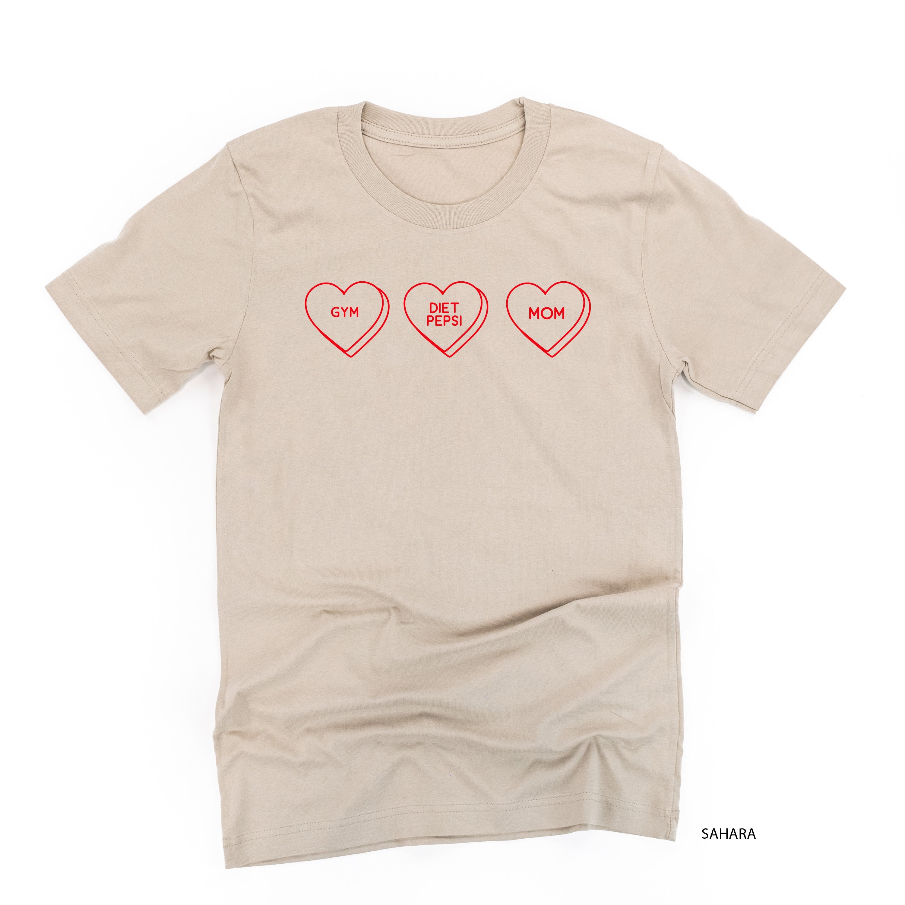 Start a Conversation! - Choose 3 Hearts - Unisex Tee Little Mama Shirt Shop