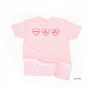 Start a Conversation! - Choose 3 Hearts - Comfort Colors Tee Little Mama Shirt Shop