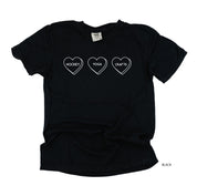 Start a Conversation! - Choose 3 Hearts - Comfort Colors Tee Little Mama Shirt Shop