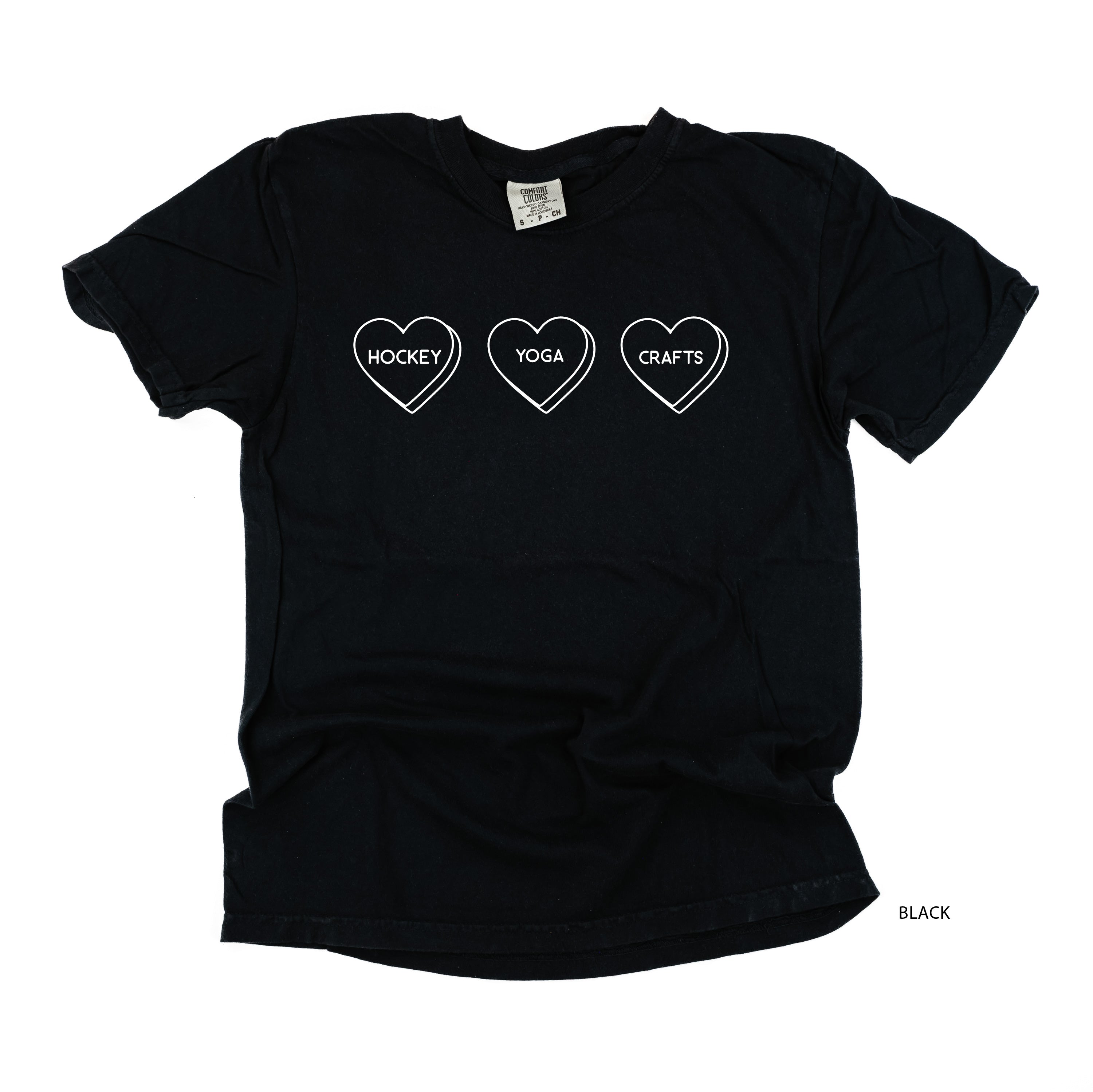 Start a Conversation! - Choose 3 Hearts - Comfort Colors Tee Little Mama Shirt Shop