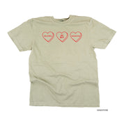 Start a Conversation! - Choose 3 Hearts - Comfort Colors Tee Little Mama Shirt Shop