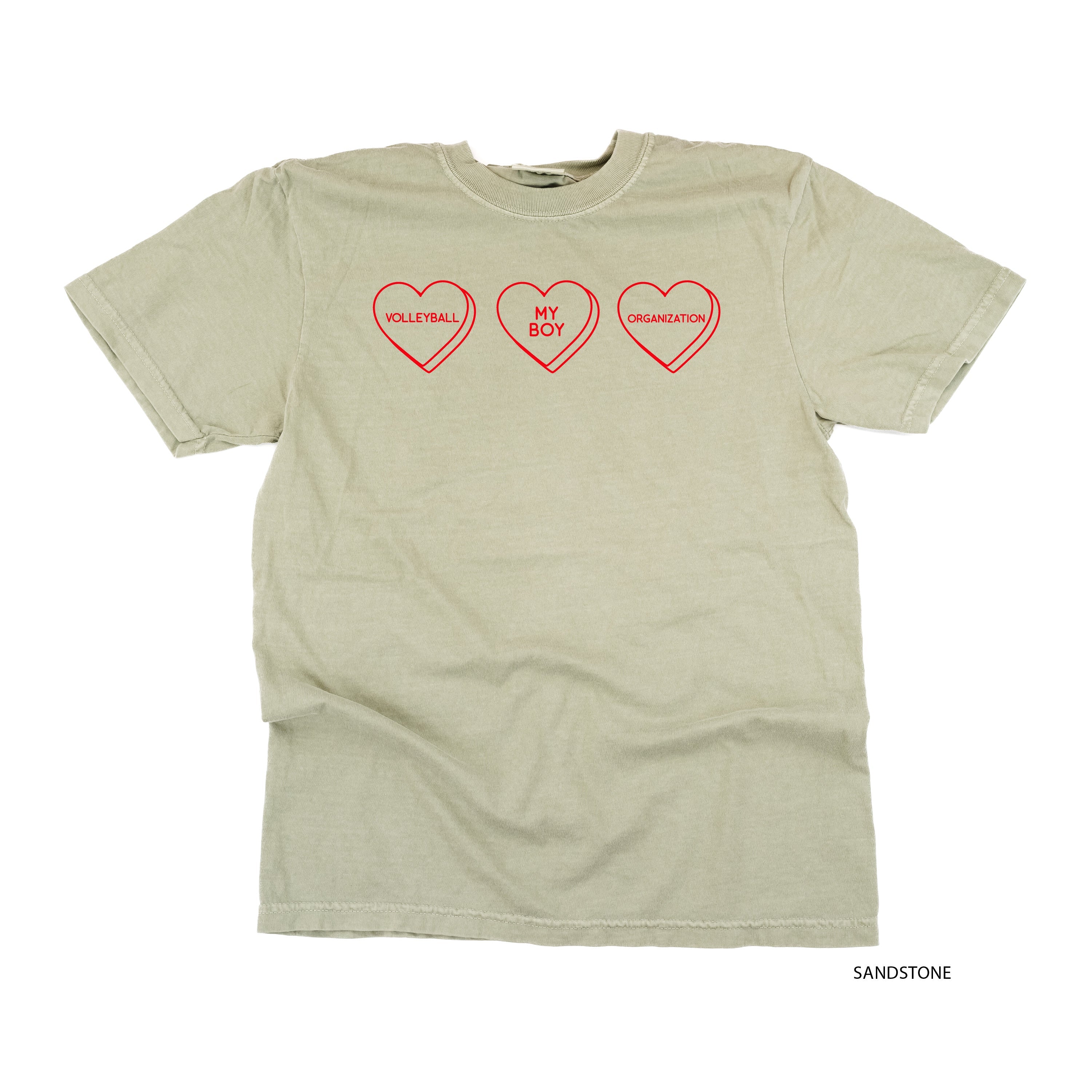 Start a Conversation! - Choose 3 Hearts - Comfort Colors Tee Little Mama Shirt Shop
