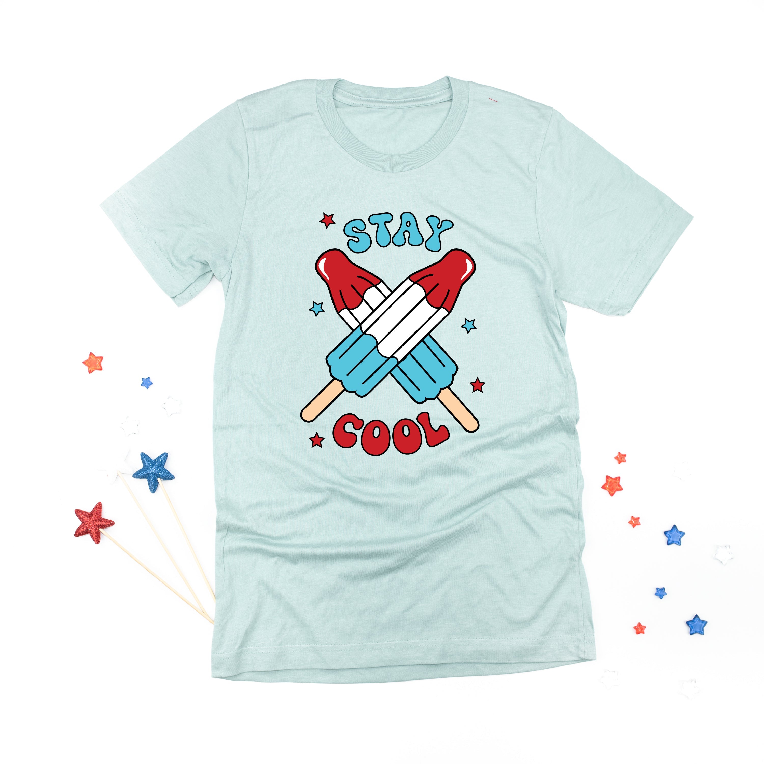 Stay Cool - Popsicles - Unisex Tee Little Mama Shirt Shop
