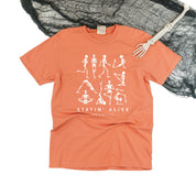 Stayin' Alive - Comfort Colors Tee Little Mama Shirt Shop