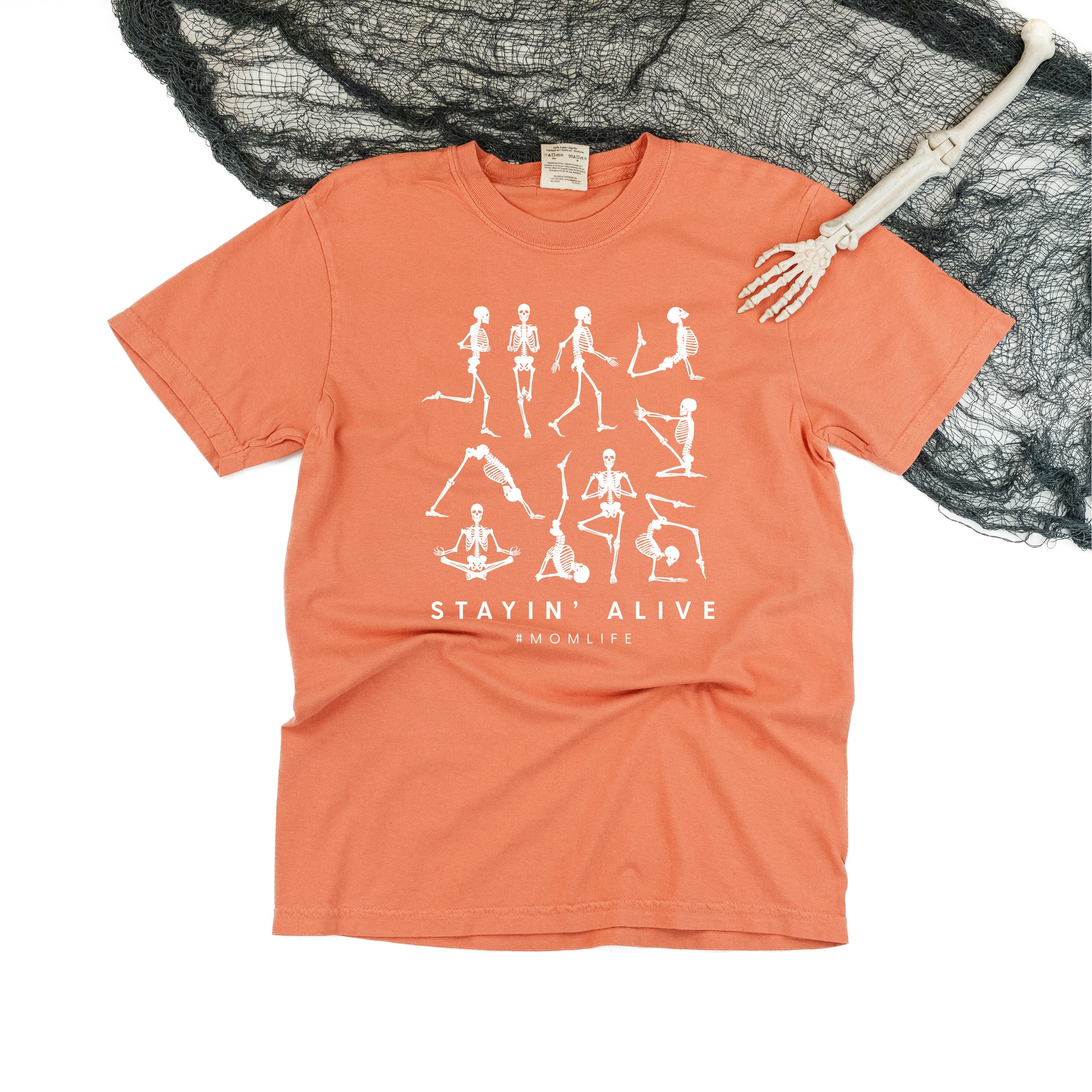 Stayin' Alive - Comfort Colors Tee Little Mama Shirt Shop