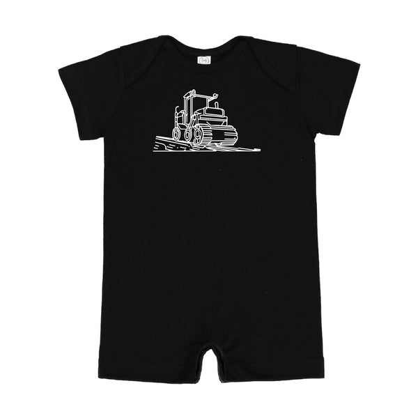 STEAMROLLER - Minimalist Design - Short Sleeve / Shorts - One Piece Baby Romper
