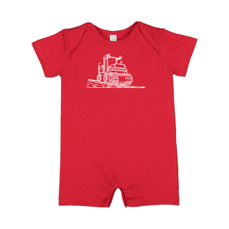 STEAMROLLER - Minimalist Design - Short Sleeve / Shorts - One Piece Baby Romper