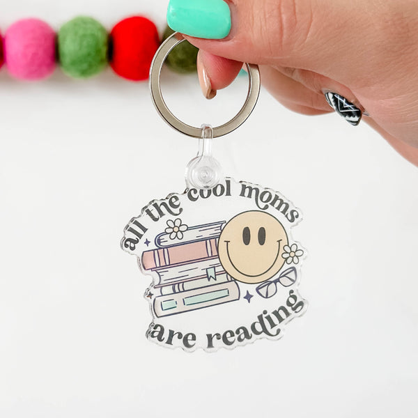 LMSS® KEYCHAIN - All The Cool Moms Are Reading