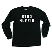 Stud Muffin - LONG SLEEVE Comfort Colors Tee Little Mama Shirt Shop