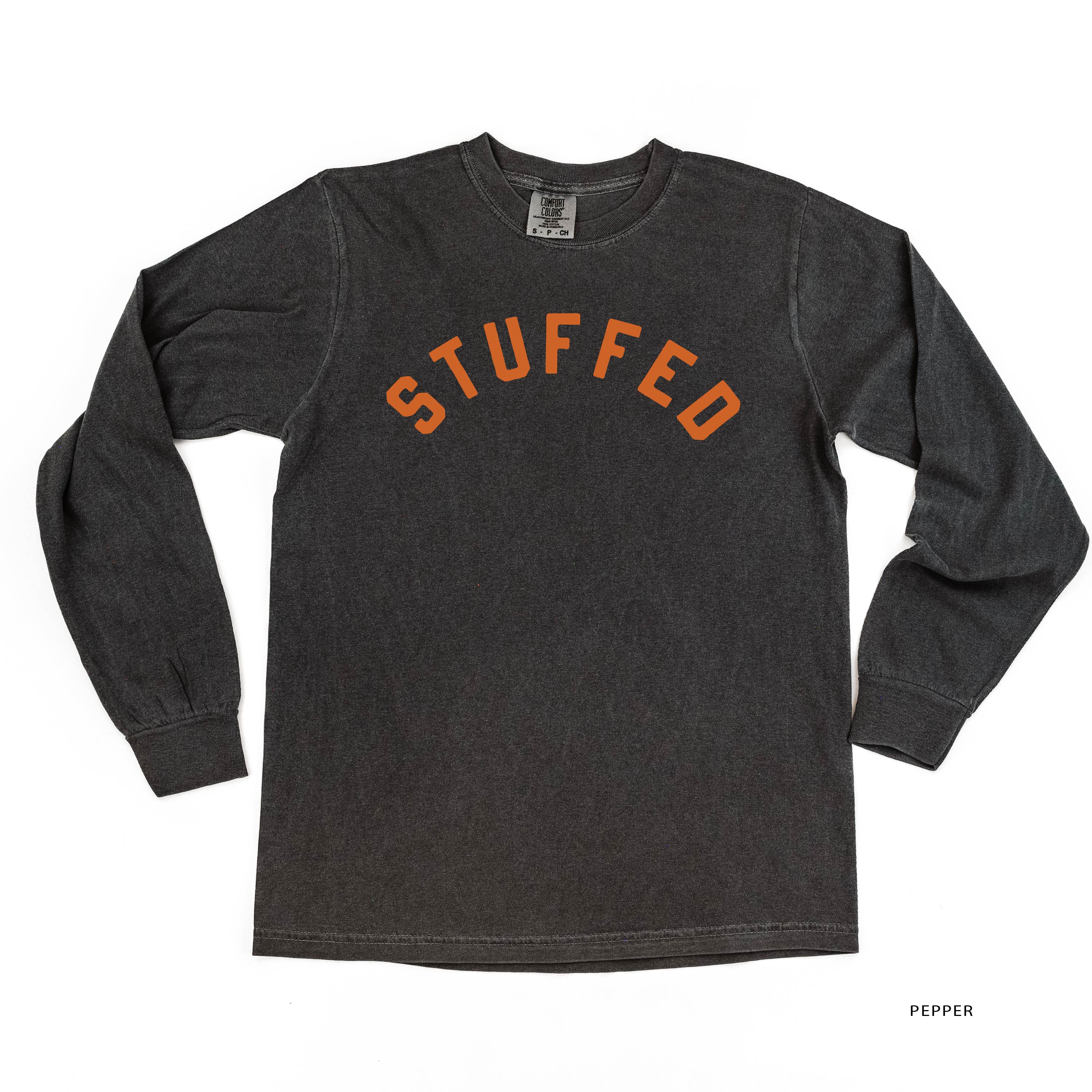 Stuffed - LONG SLEEVE Comfort Colors Tee Little Mama Shirt Shop