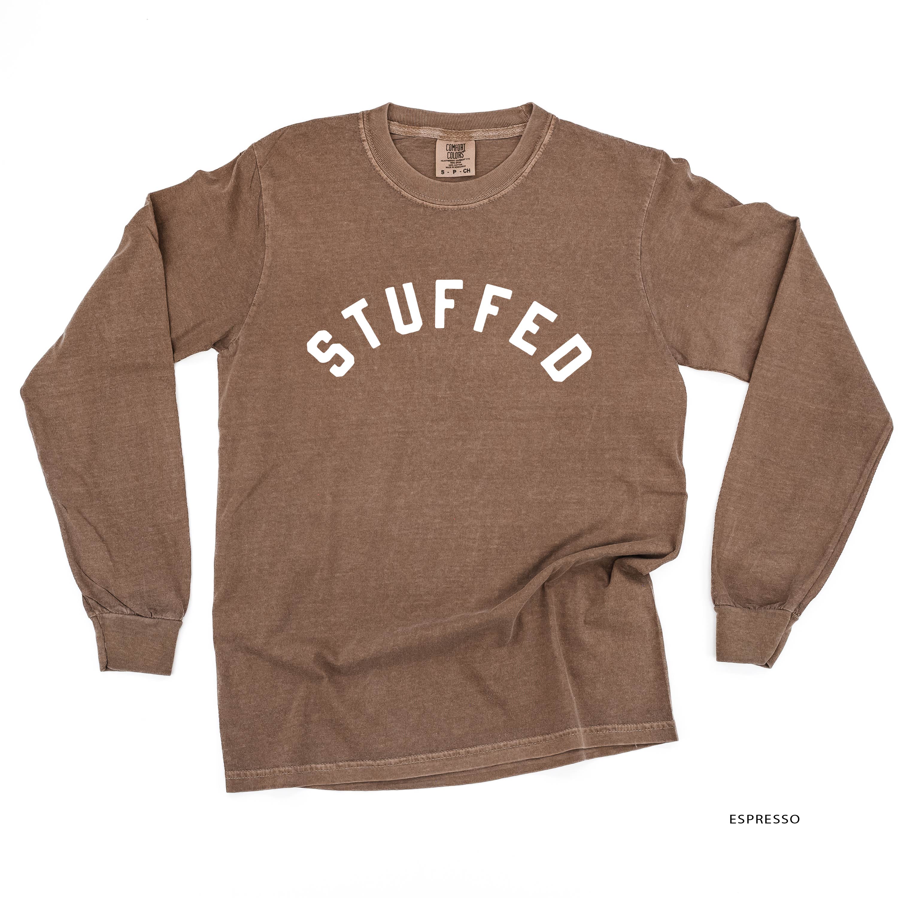 Stuffed - LONG SLEEVE Comfort Colors Tee Little Mama Shirt Shop