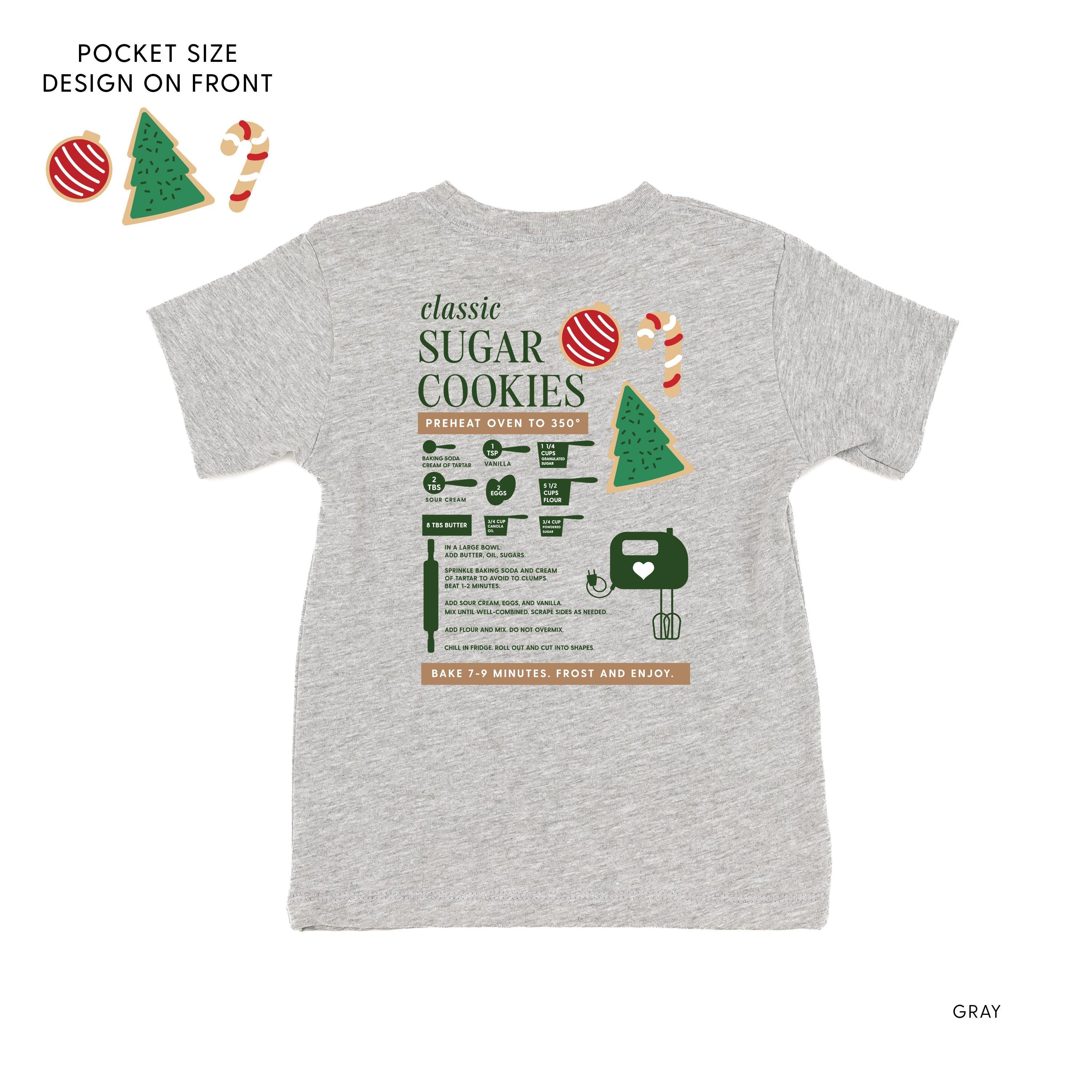 Sugar Cookie Recipe (pf&b) - Child Tee Little Mama Shirt Shop