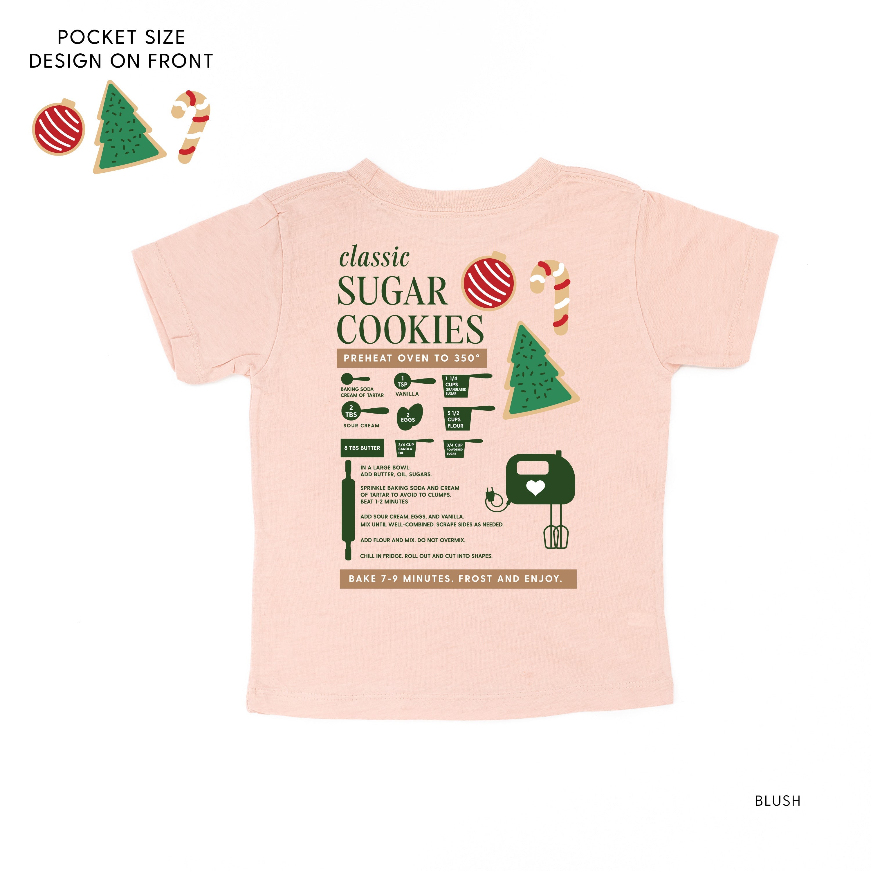 Sugar Cookie Recipe (pf&b) - Child Tee Little Mama Shirt Shop