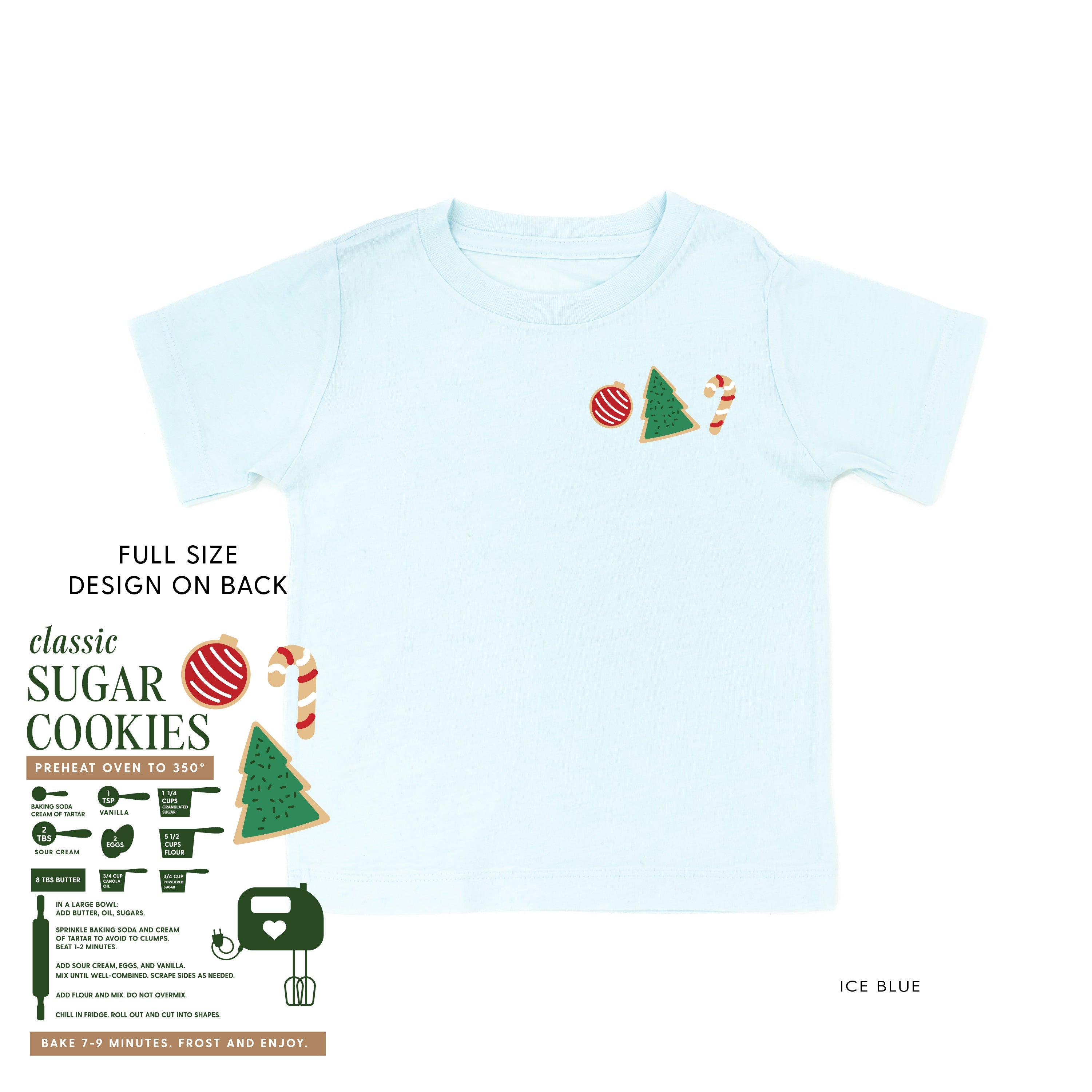 Sugar Cookie Recipe (pf&b) - Child Tee Little Mama Shirt Shop