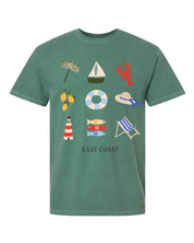 East Coast Collage  - Adult Comfort Colors Tee | Little Mama Shirt Shop Little Mama Shirt Shop LLC