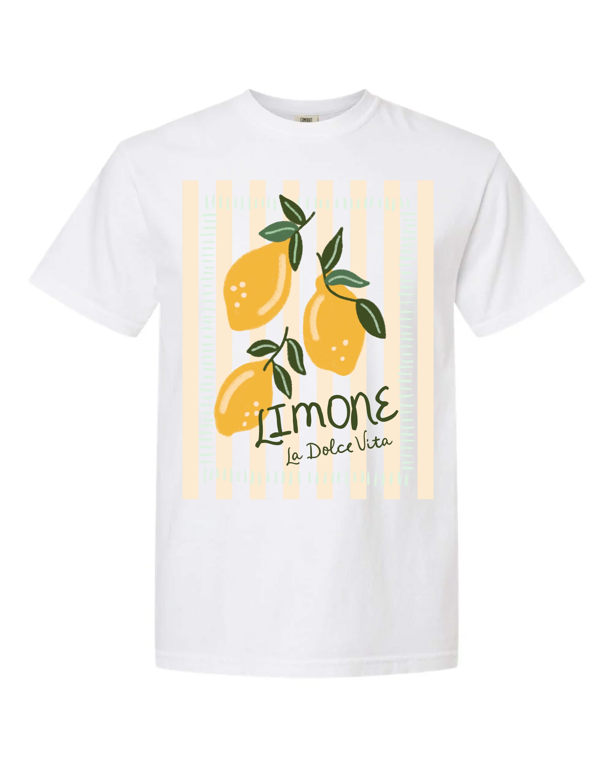 Limone La Dolce Vita  - Adult Comfort Colors Tee | Little Mama Shirt Shop Little Mama Shirt Shop LLC