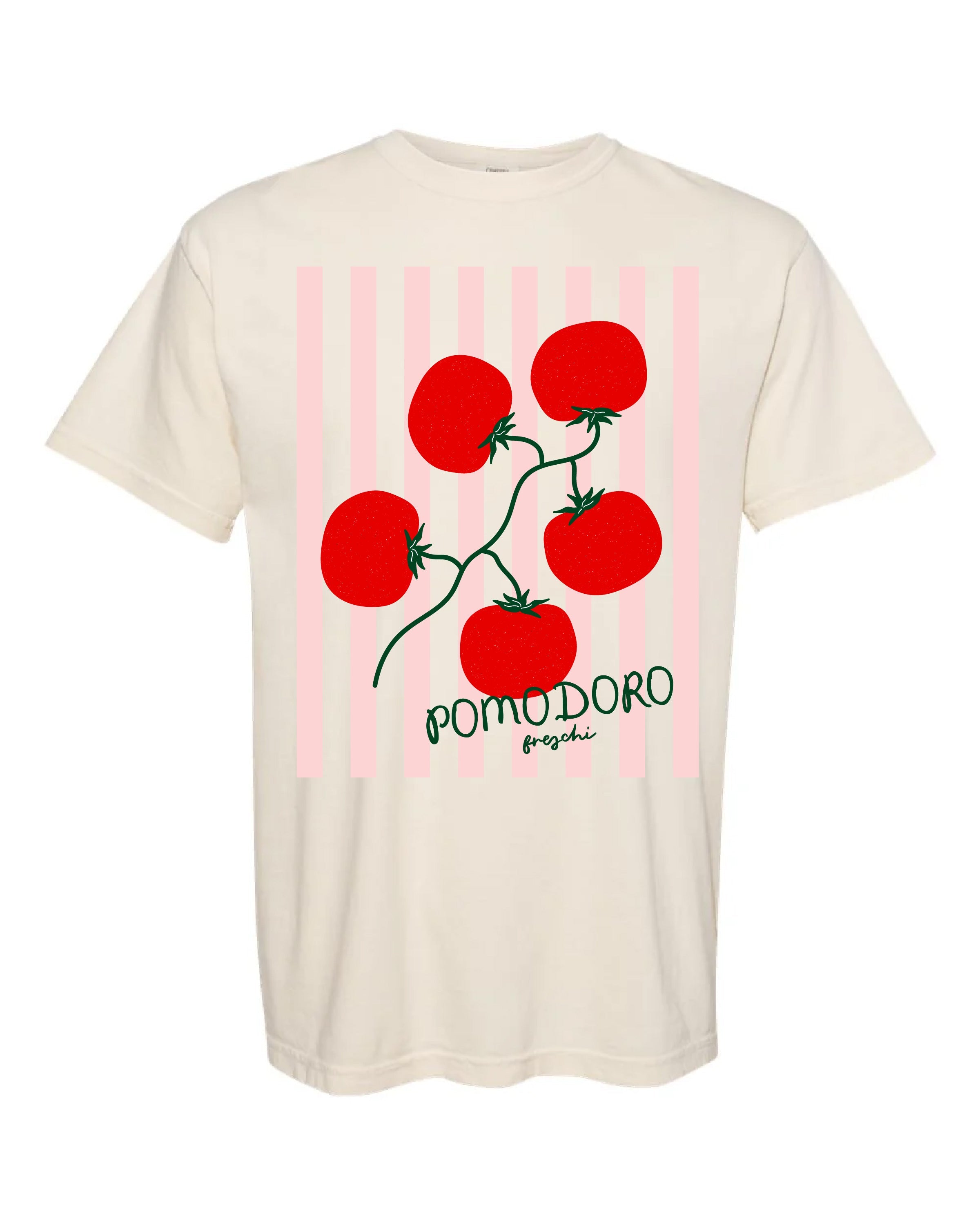 Pomodoro Tomato Graphic Tee - Adult CC | Little Mama Shirt Shop Little Mama Shirt Shop LLC