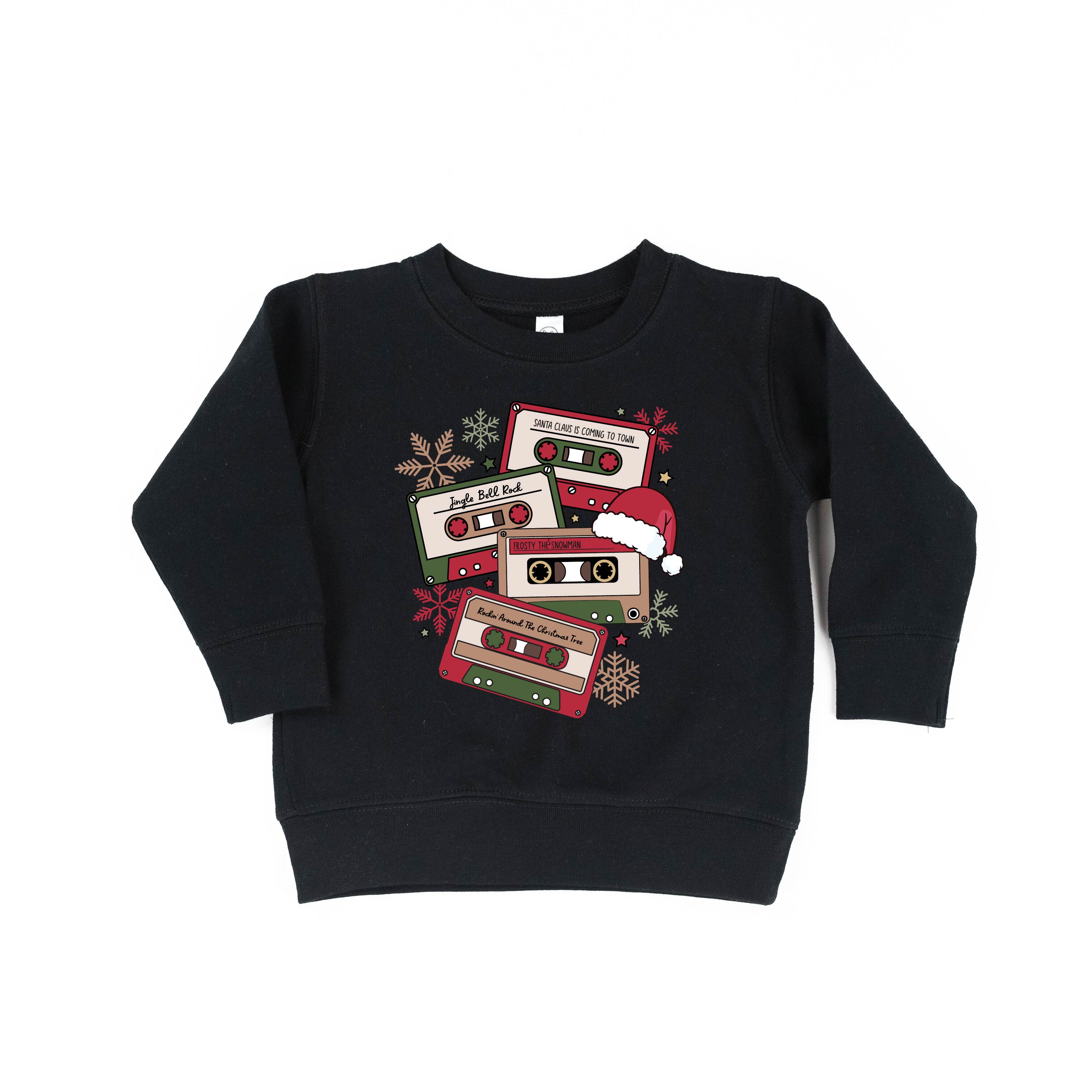Christmas Cassette Tapes - Child Sweater Little Mama Shirt Shop