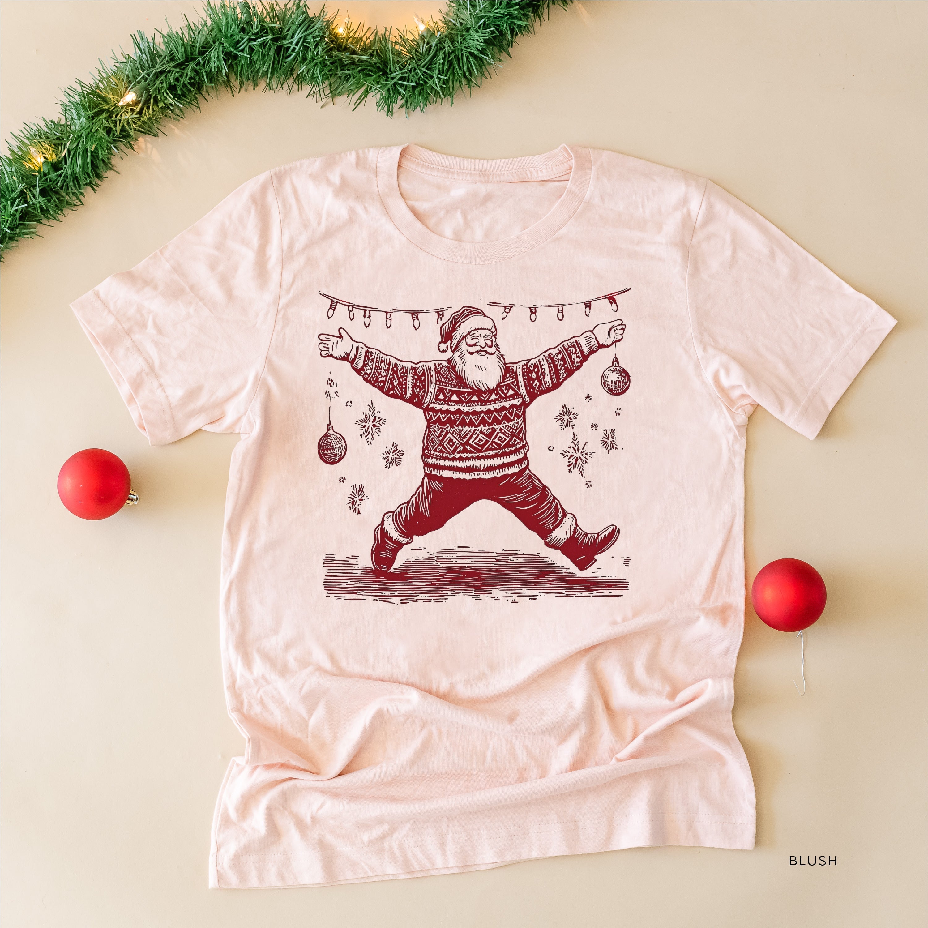 Sweater Santa - Unisex Tee Little Mama Shirt Shop