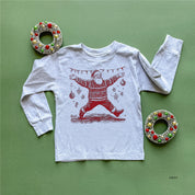 Sweater Santa - Child LONG SLEEVE Tee Little Mama Shirt Shop