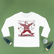 Sweater Santa - Child LONG SLEEVE Tee Little Mama Shirt Shop