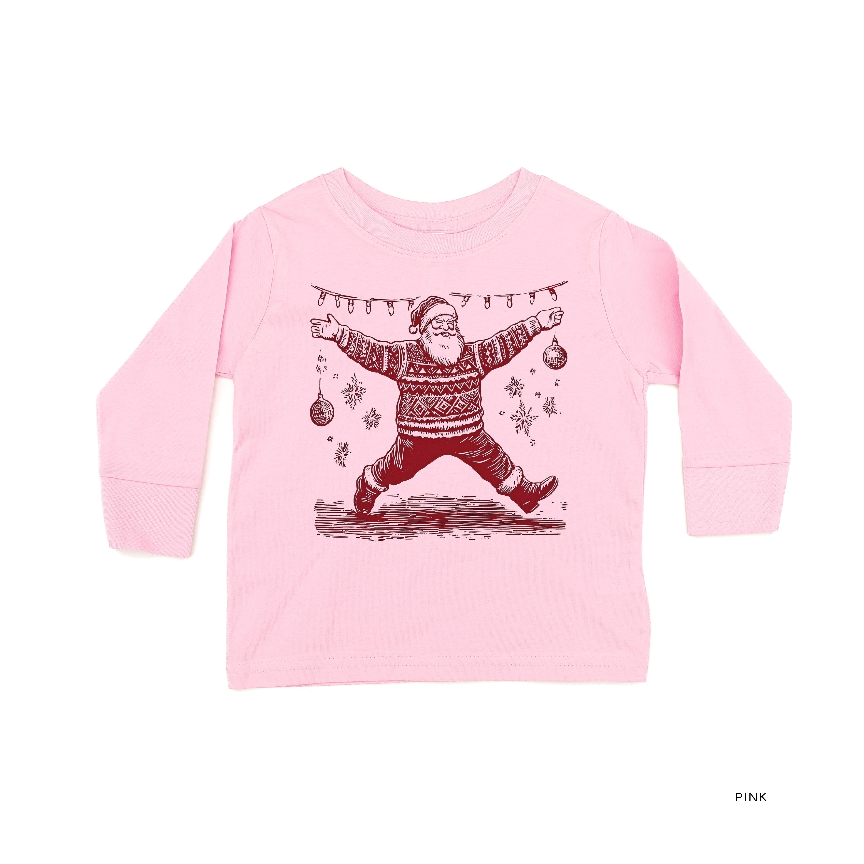 Sweater Santa - Child LONG SLEEVE Tee Little Mama Shirt Shop