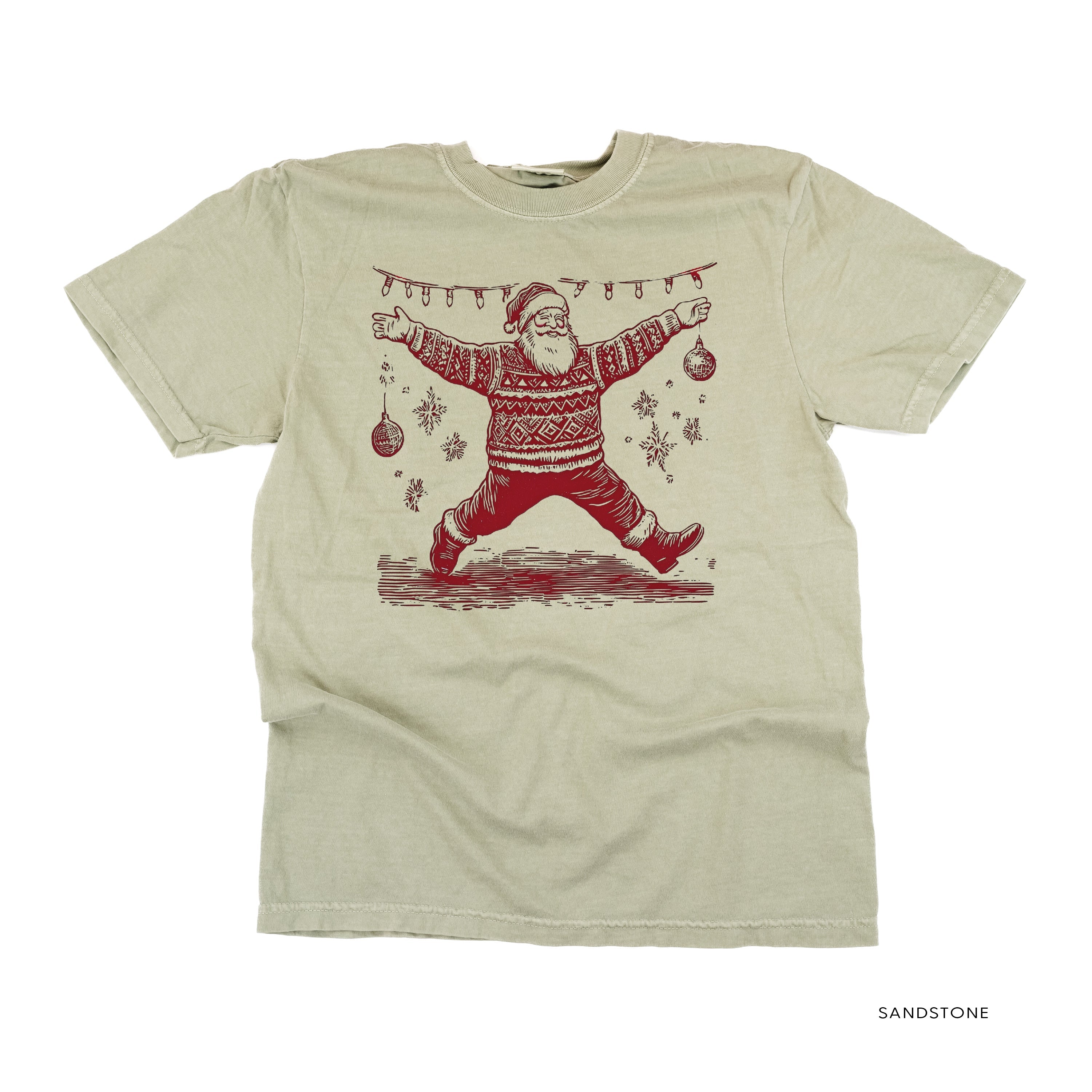Sweater Santa - Comfort Colors Tee Little Mama Shirt Shop