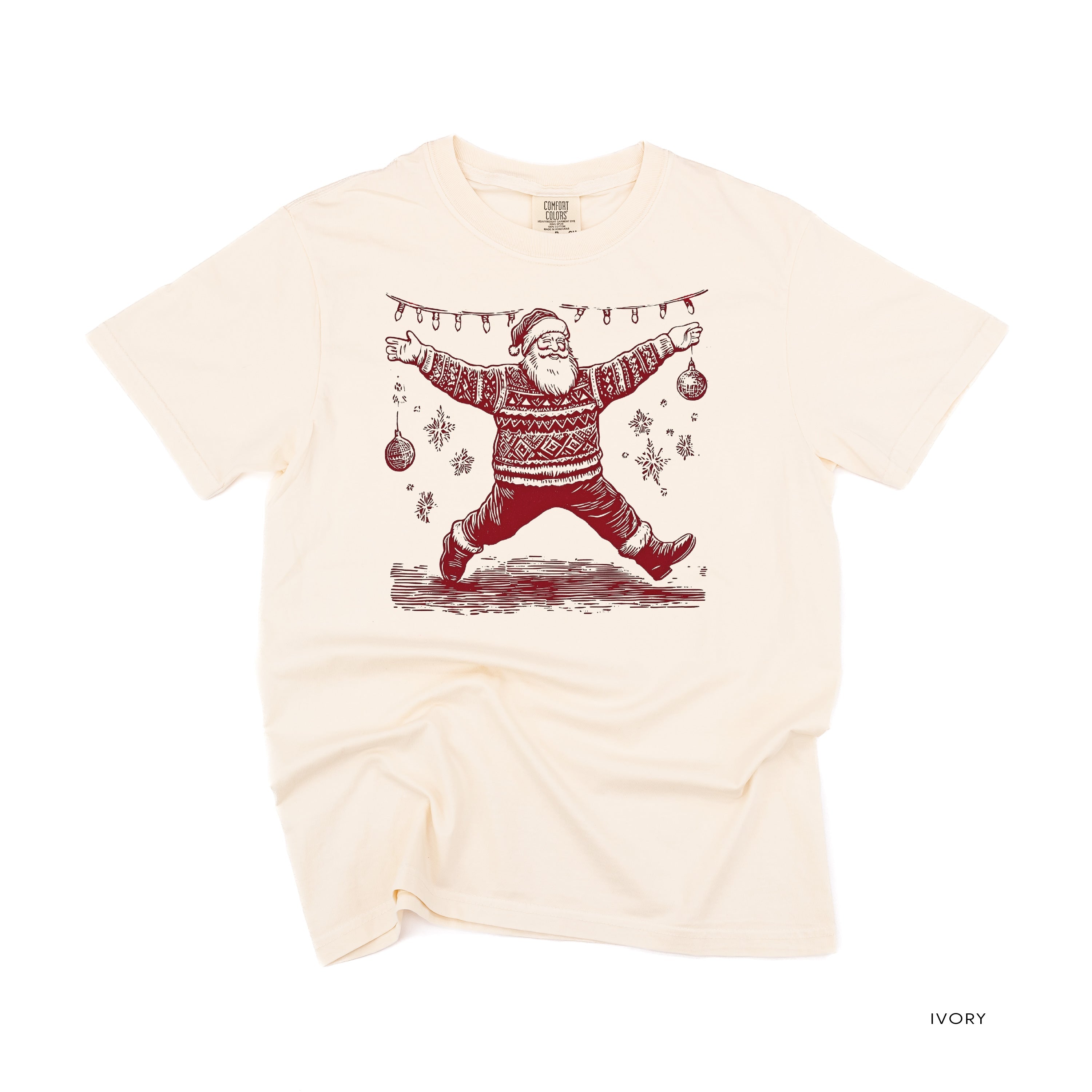 Sweater Santa - Comfort Colors Tee Little Mama Shirt Shop