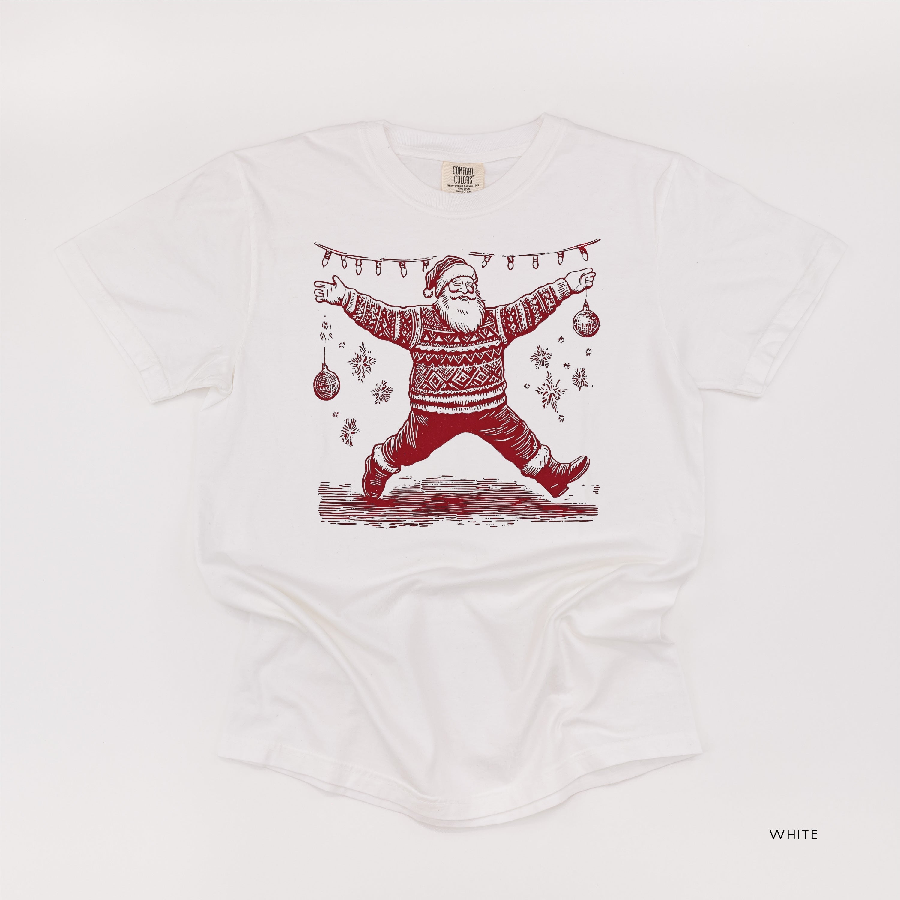 Sweater Santa - Comfort Colors Tee Little Mama Shirt Shop