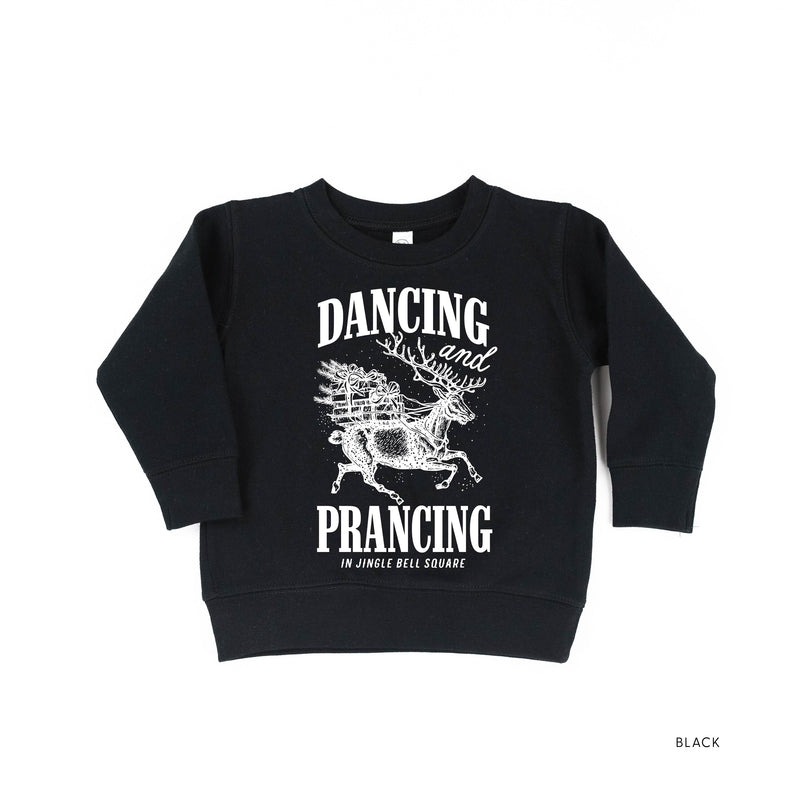 Dancing and Prancing in Jingle Bell Square - Child Sweater