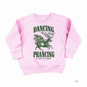 Dancing and Prancing in Jingle Bell Square - Child Sweater Little Mama Shirt Shop